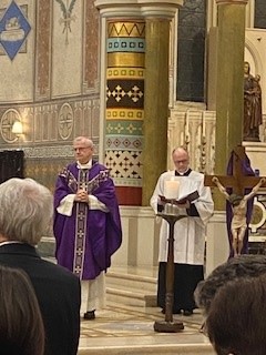 Pictured: Bishop Alan McGuckian and Fr Martin Graham